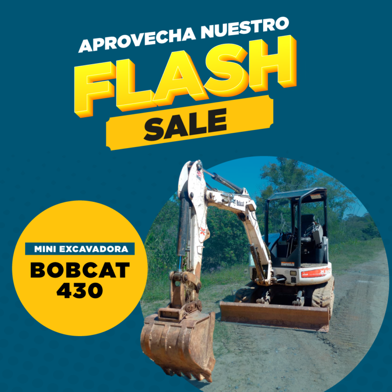 MINIEXCAVADORA BOBCAT 430