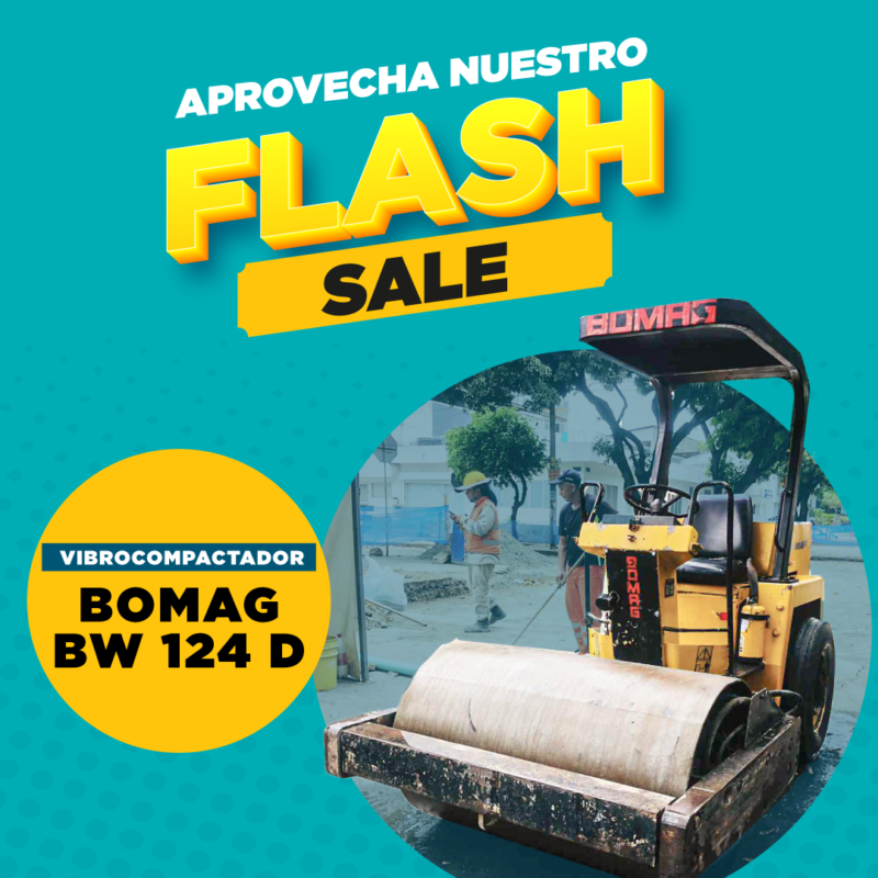 VIBROCOMPACTADOR BOMAG BW124D